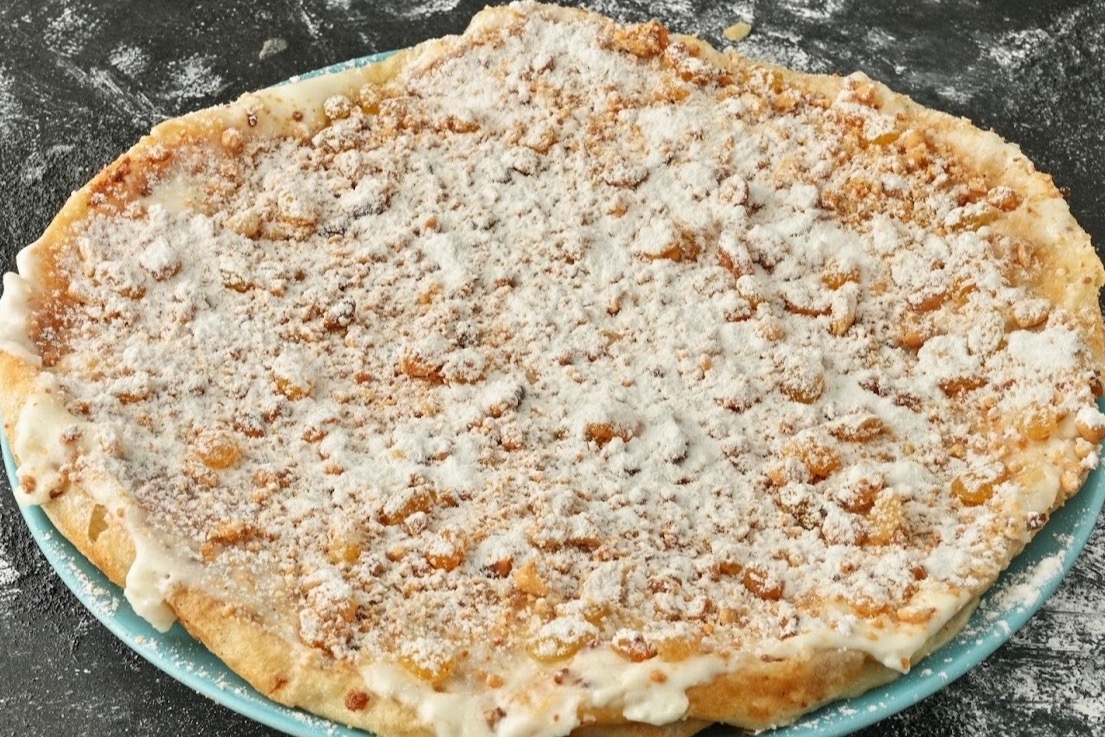 فطيرة كريمة ومكسرات - صغير